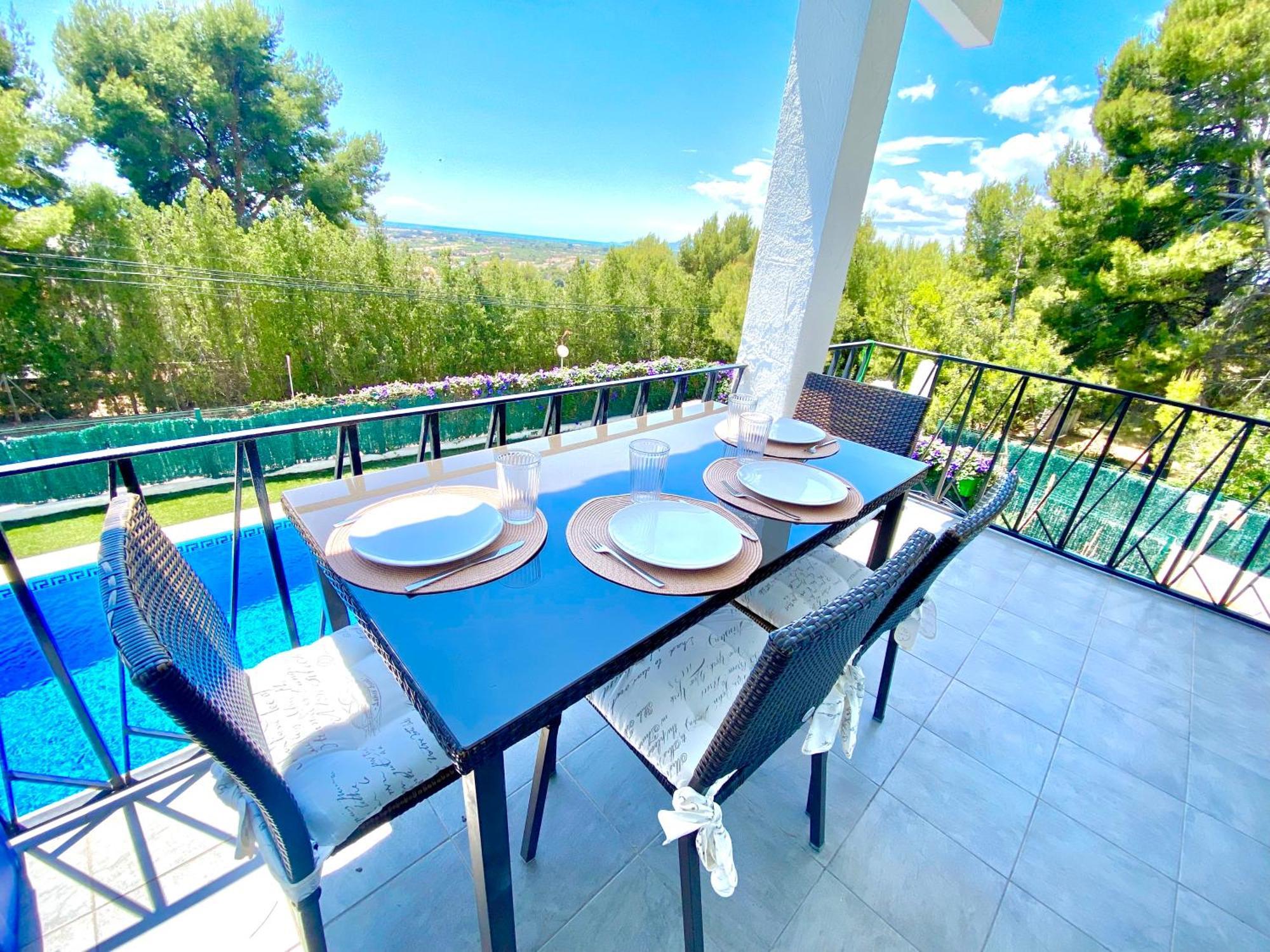 Chalet Con Piscina Privada En Alcocebre Алькала-де-Чиверт Экстерьер фото